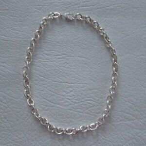 925 Silver Chunky Link Necklace